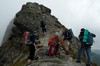 Pierwsze łańcuchy na Rohaczu Ostrym